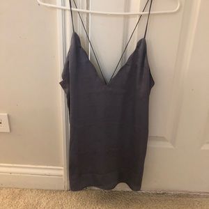 Lavender silk Free People tank